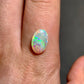 'Red flowers' Natural Solid Australian gem Crystal opal 1.83ct 13.2x8.6x3.2mm