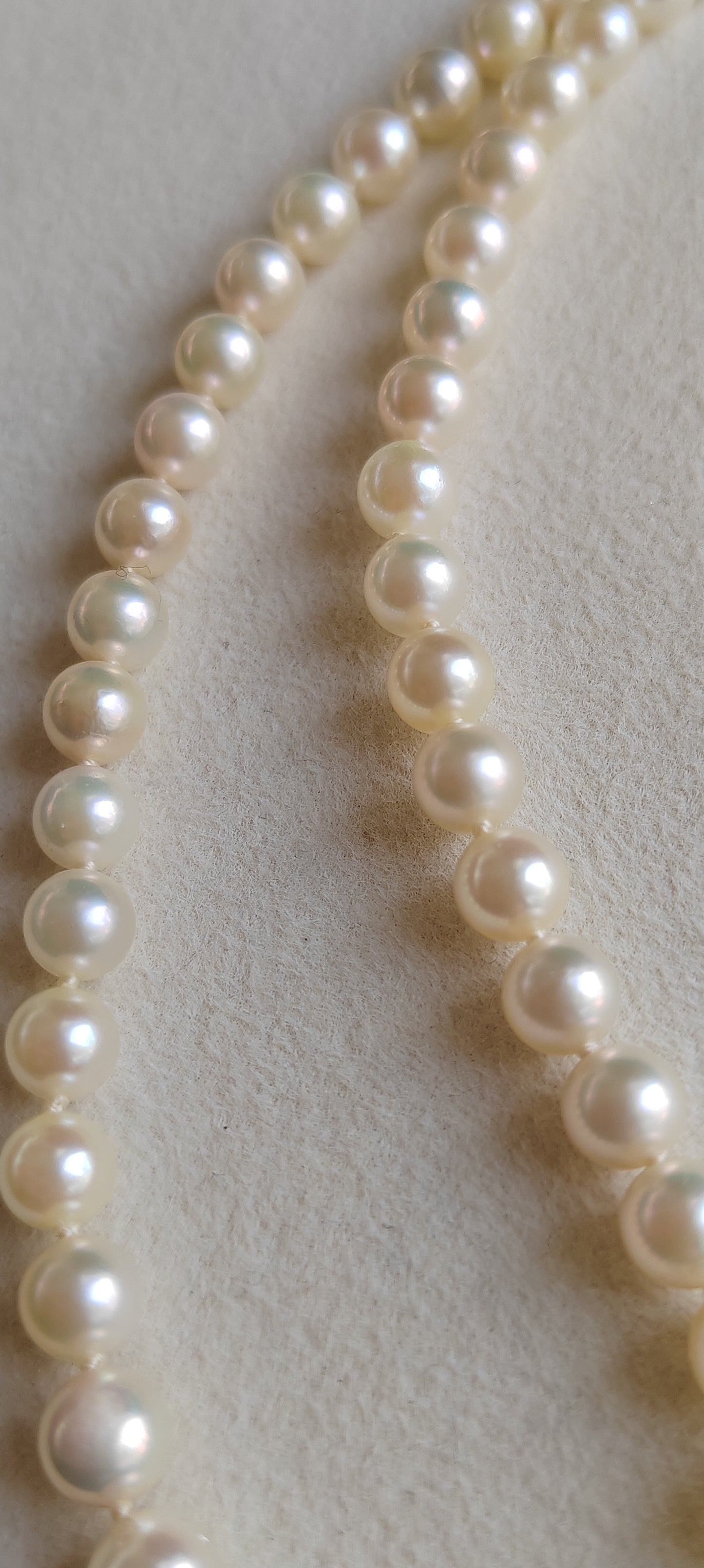 5.1-6.5mm Genuine Japanese akoya pearls classic necklace