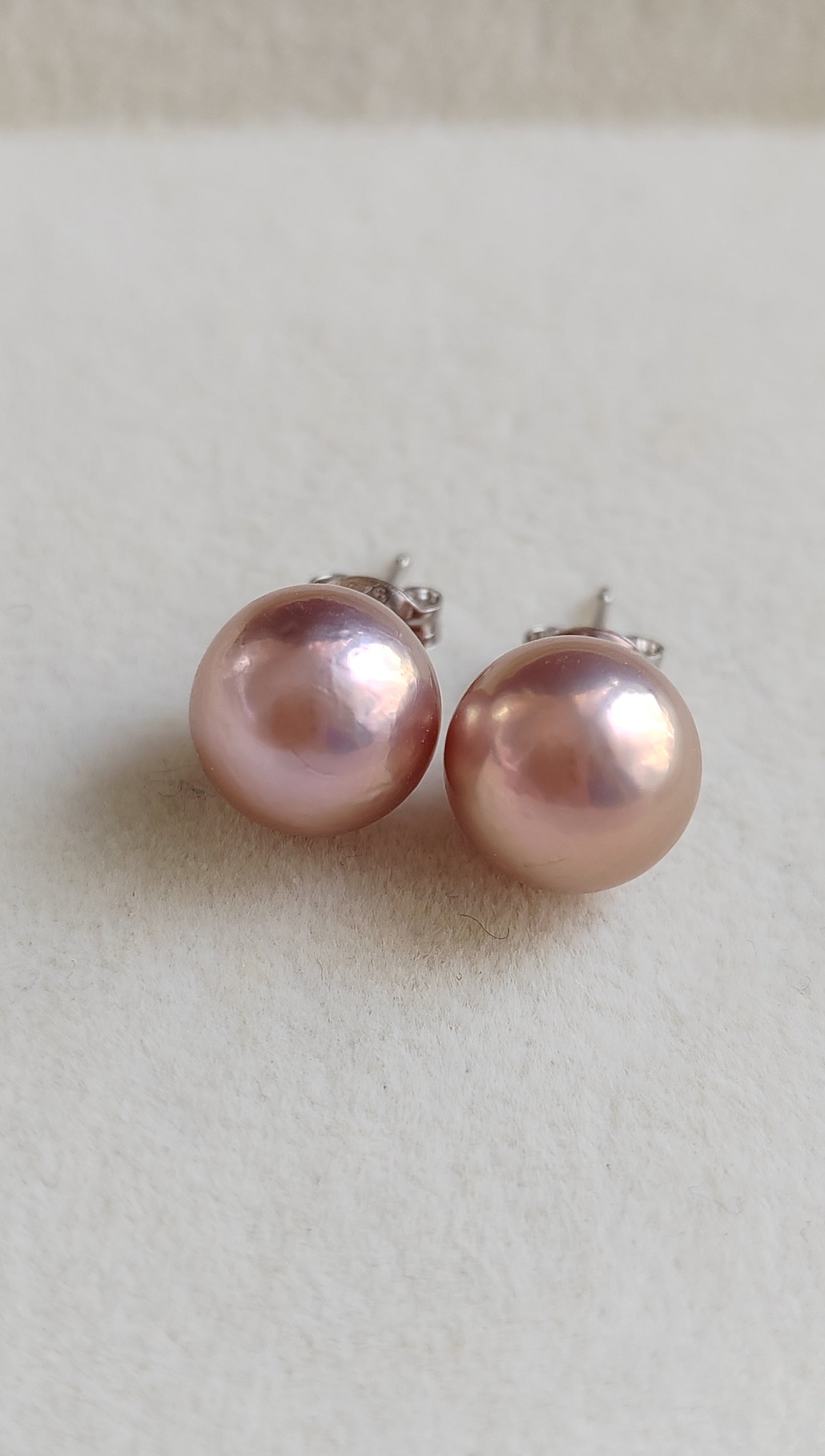 10.1mm Genuine freshwater pearl Every-day earrings studs