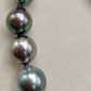 Rare release Rikitea Tahitian sea pearl necklace 9-10.8mm
