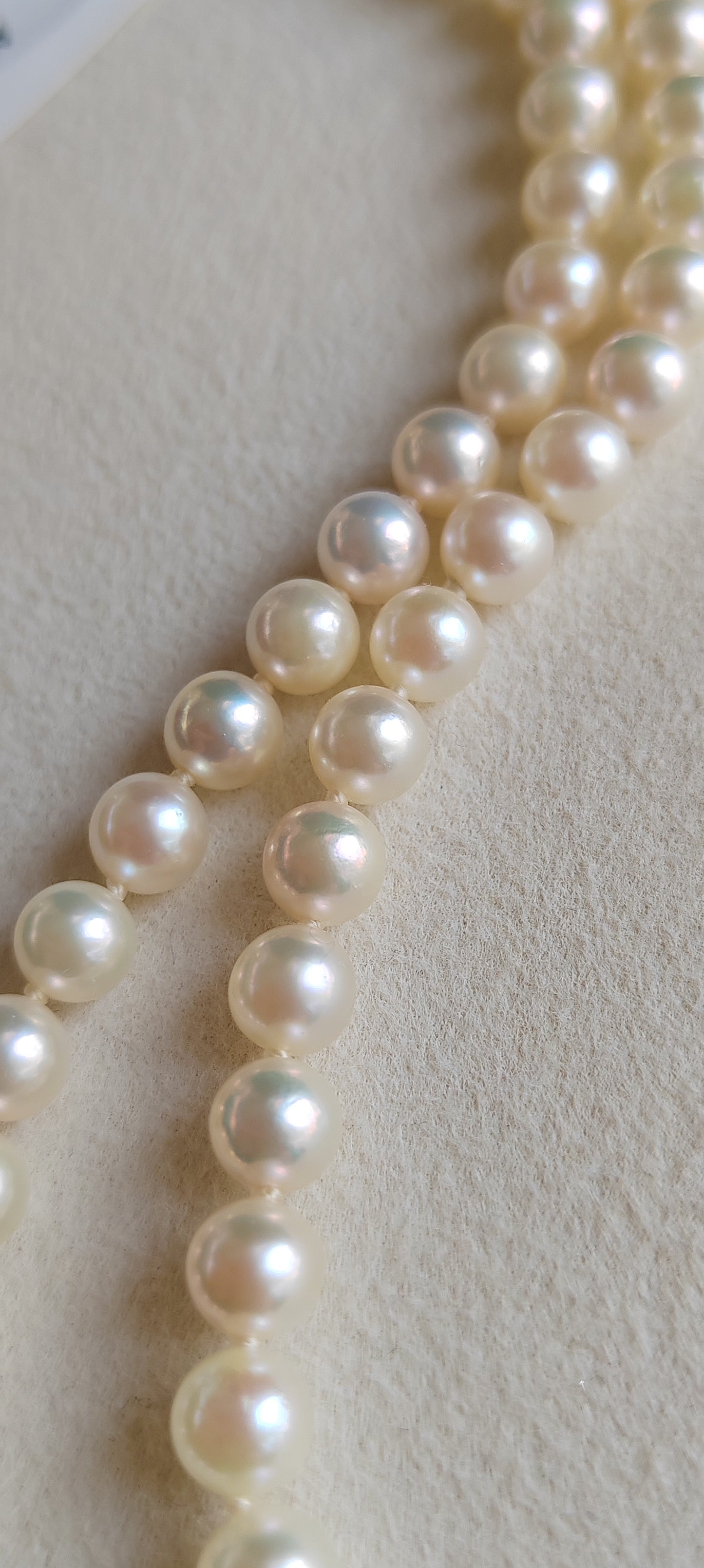 5.1-6.5mm Genuine Japanese akoya pearls classic necklace