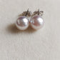 8mm Genuine Akoya pearls Essential earrings studs