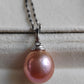 'Chocolate' pendant genuine freshwater pearl 11.7mm
