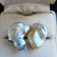 18k gold 'Wild' earrings genuine Australian south sea Keshi pearls 8.3ct