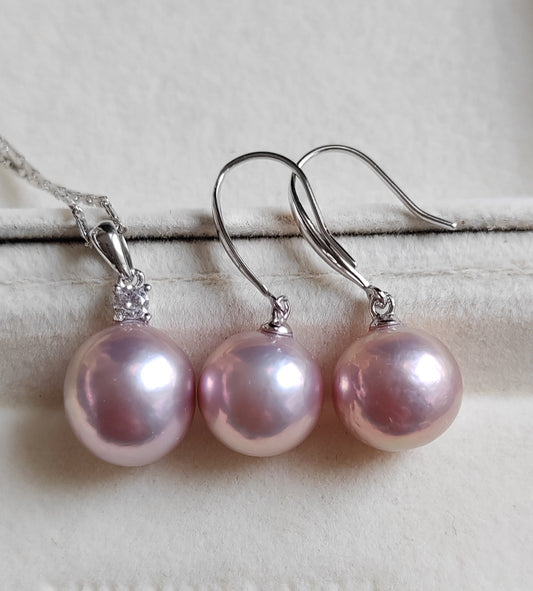 10.7-11mm Genuine freshwater pearl jewellry set
