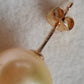 10k gold Essential earrings studs genuine golden south sea pearls 10.2mm