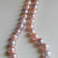 'Rainbow' necklace 10.8-13mm Genuine freshwater pearls