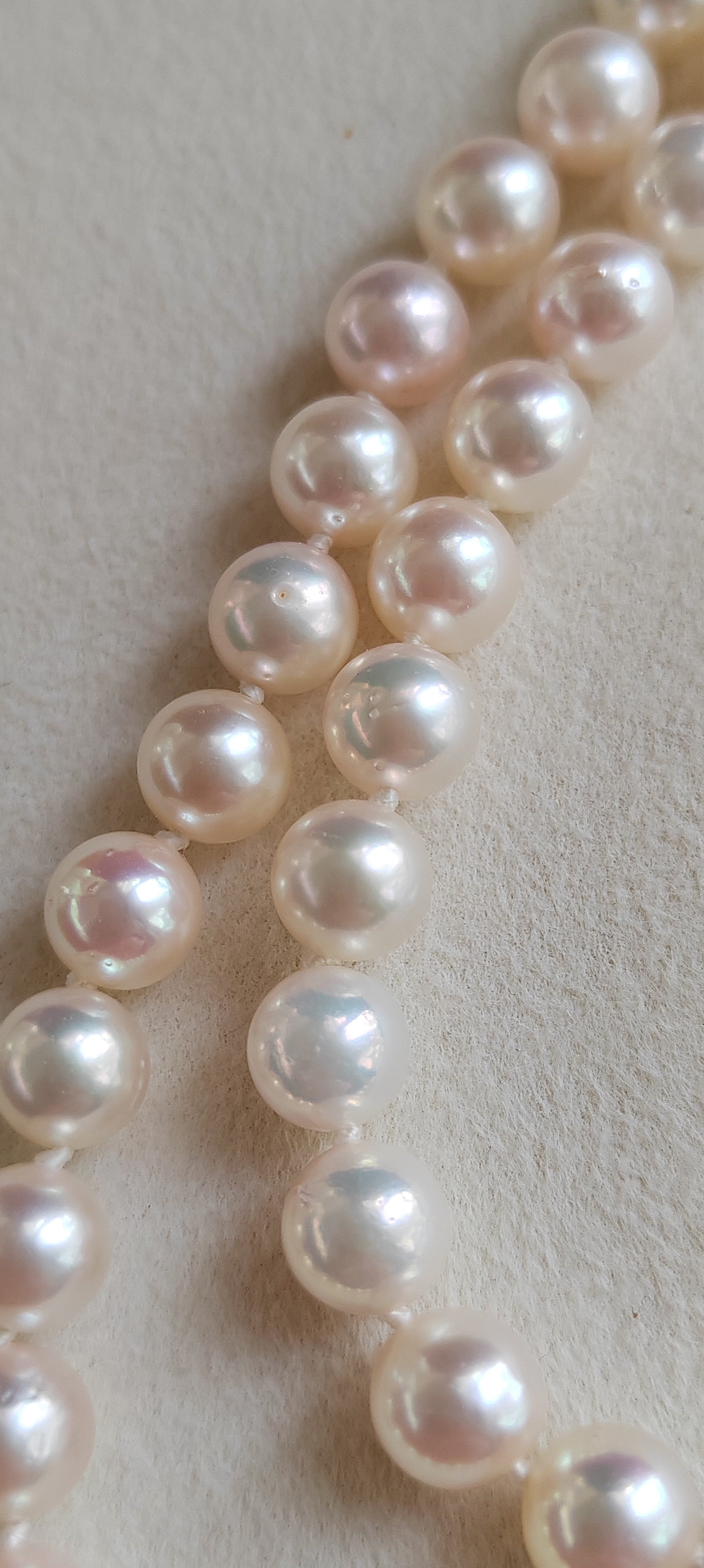 6.5-7mm Genuine Akoya pearls classic necklace