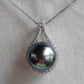 12.7mm Genuine tahitian south sea pearl elegant baroque necklace