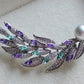 'Violetear' brooch genuine south sea white pearl 9.1mm