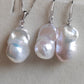 Classic baroque jewelry set Genuine freshwater pearl 12-13mm x20mm