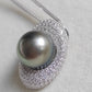 12.3mm Genuine tahitian south sea pearl luxury necklace