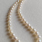 5.1-6.5mm Genuine Japanese akoya pearls classic necklace