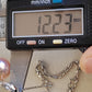 'Fairy Peach' Jewellery set Genuine freshwater pearls 11.8-12.2mm