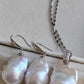 Classic baroque jewelry set Genuine freshwater pearls 13-14x18mm