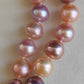 11-13.4mm Genuine freshwater pearl Rainbow necklace