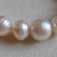 9.4-12.1mm Genuine south sea white pearls classic baroque bracelet