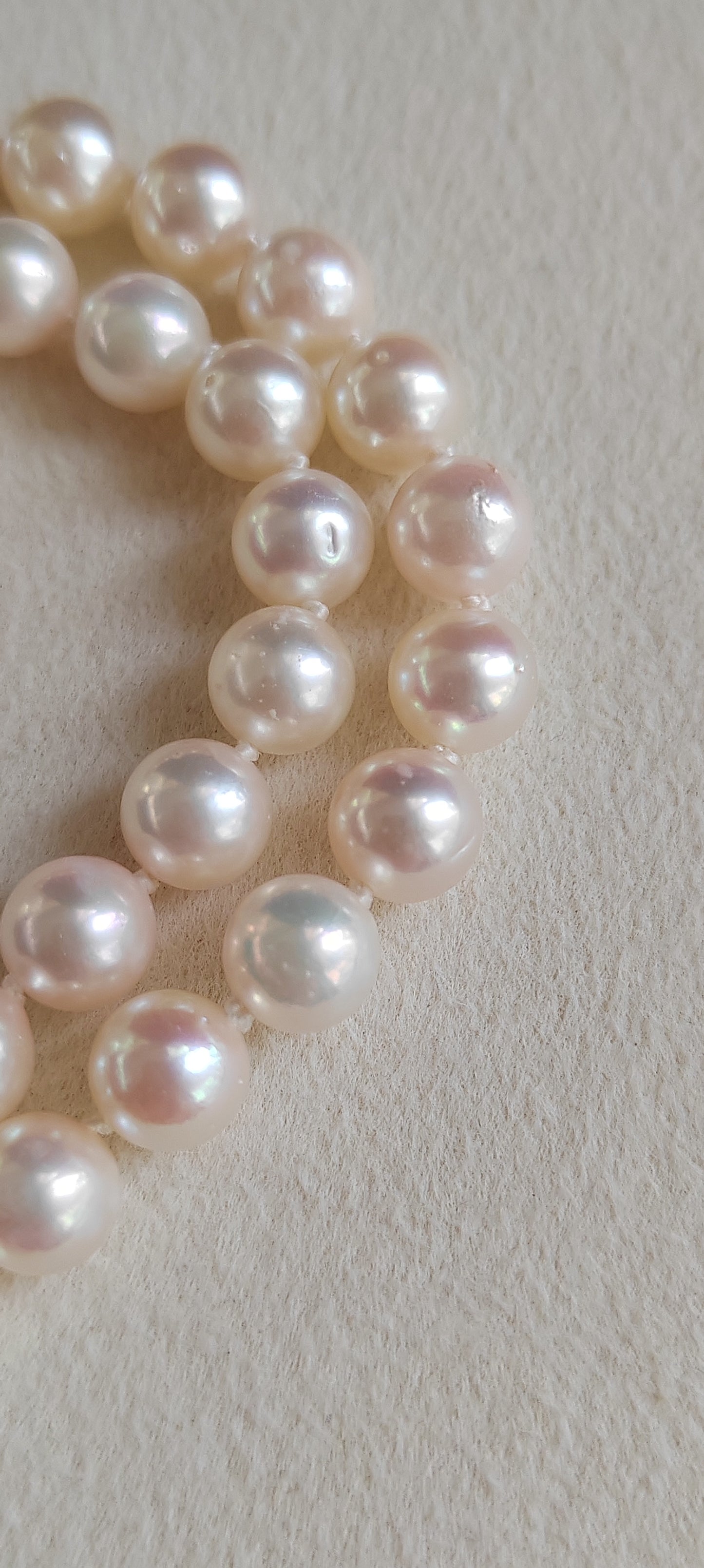 6.5-7mm Genuine Akoya pearls classic necklace