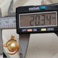 11.5mm Genuine golden south sea pearl 9k gold 'Moon' pendant