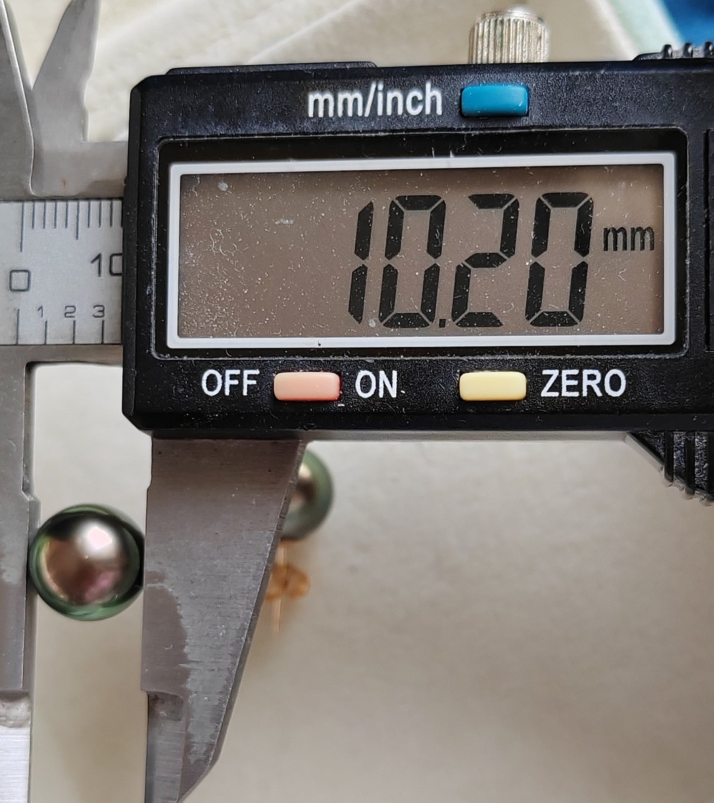 'Vivid Peacock' 14k gold every day earrings studs genuine tahitian south sea pearls 10.2mm