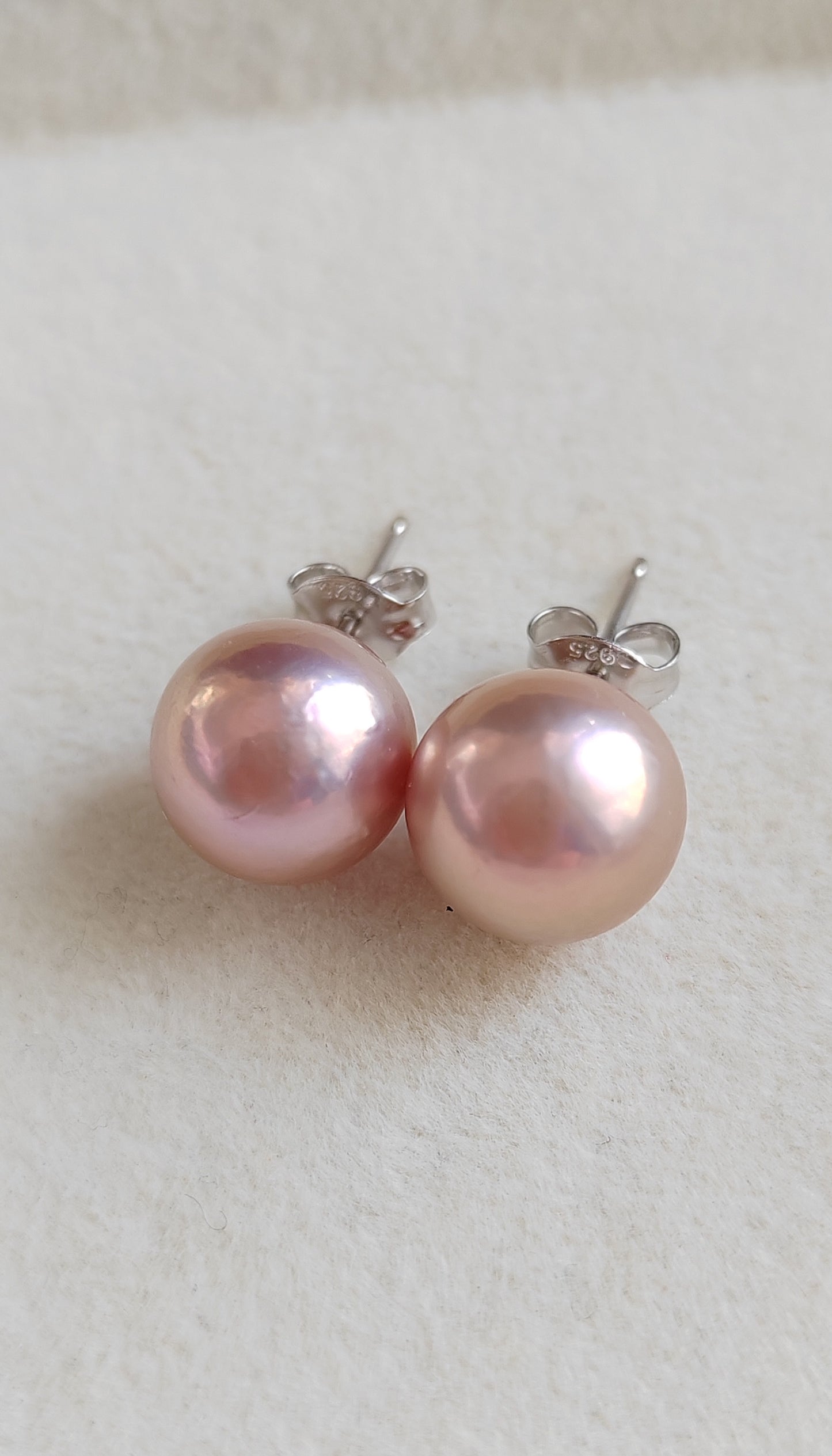10.1mm Genuine freshwater pearl Every-day earrings studs
