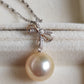 18k gold pendant genuine golden south sea pearl 10.8mm
