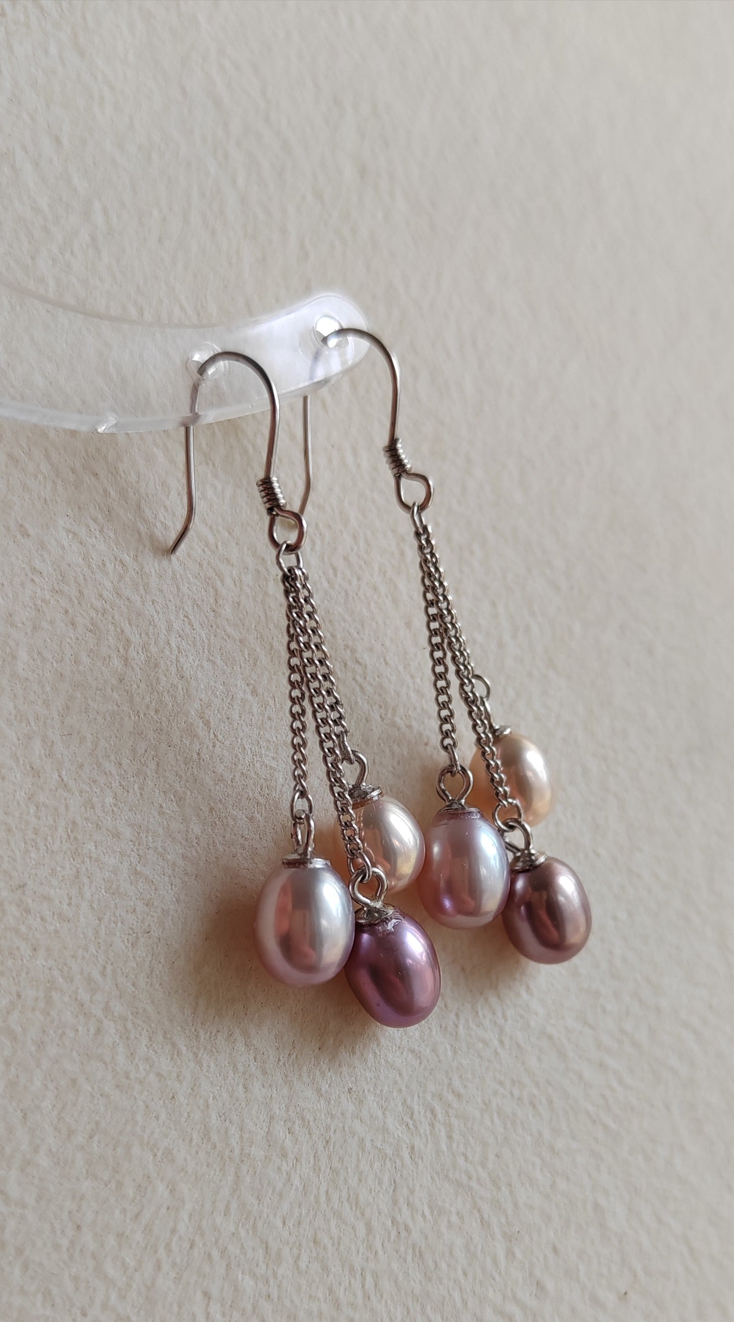 6-7mm Genuine freshwater pearl multicolour jewellry set