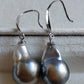 Classic Jewellry set Genuine tahitian sea pearls 10.2-10.4mm