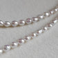 3.5-4mm Genuine freshwater keshi pearls classic necklace