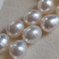 9-10.7mm Genuine south sea white pearl 14k gold necklace