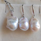 Classic baroque jewelry set Genuine freshwater pearls 13-14x18mm