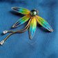 'Dragonfly' Genuine Tahitian sea pearl 9.3mm brooch