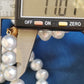 11-12.7mm Genuine south sea white pearl necklace 9K gold