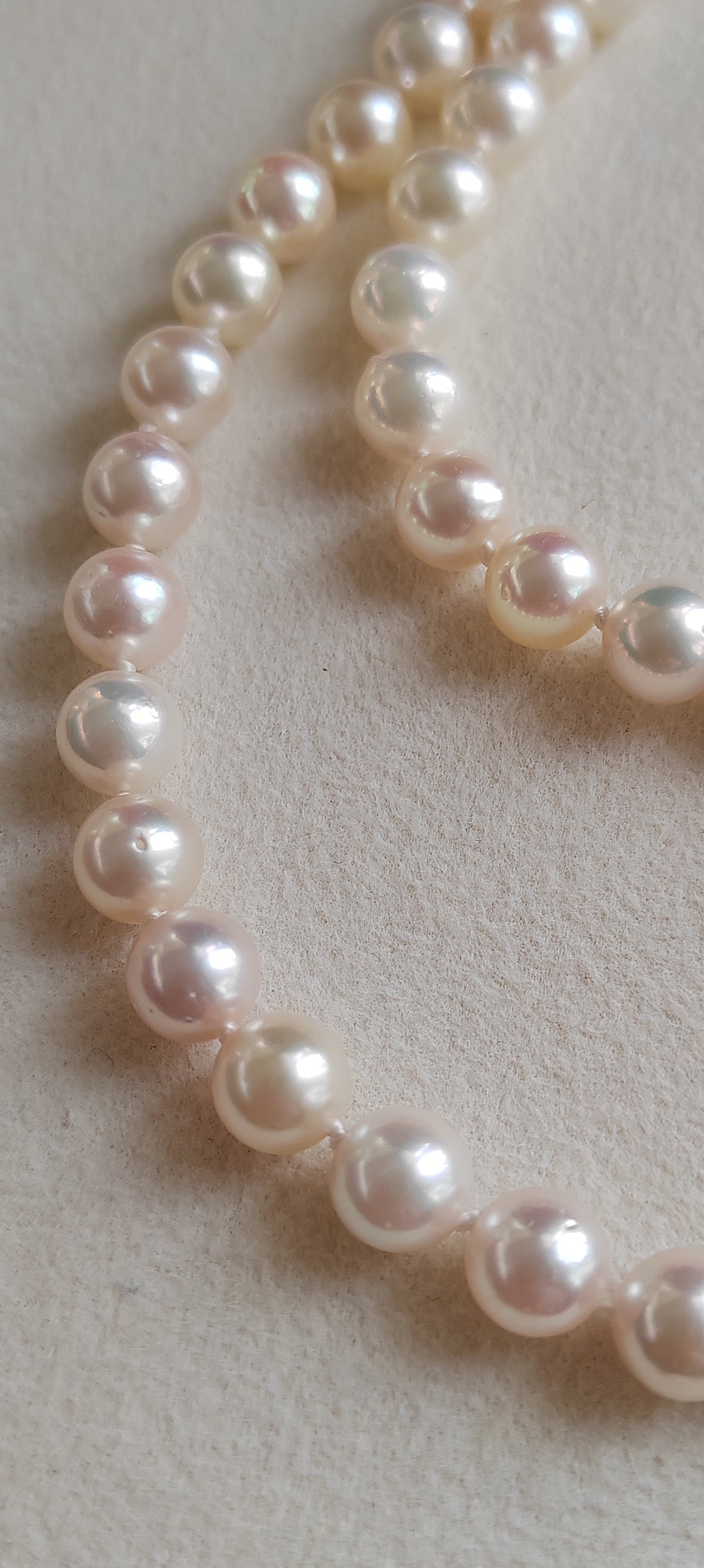 6.5-7mm Genuine Akoya pearls classic necklace