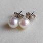 6-6.5mm Genuine Akoya Saltwater pearls every day earrings studs