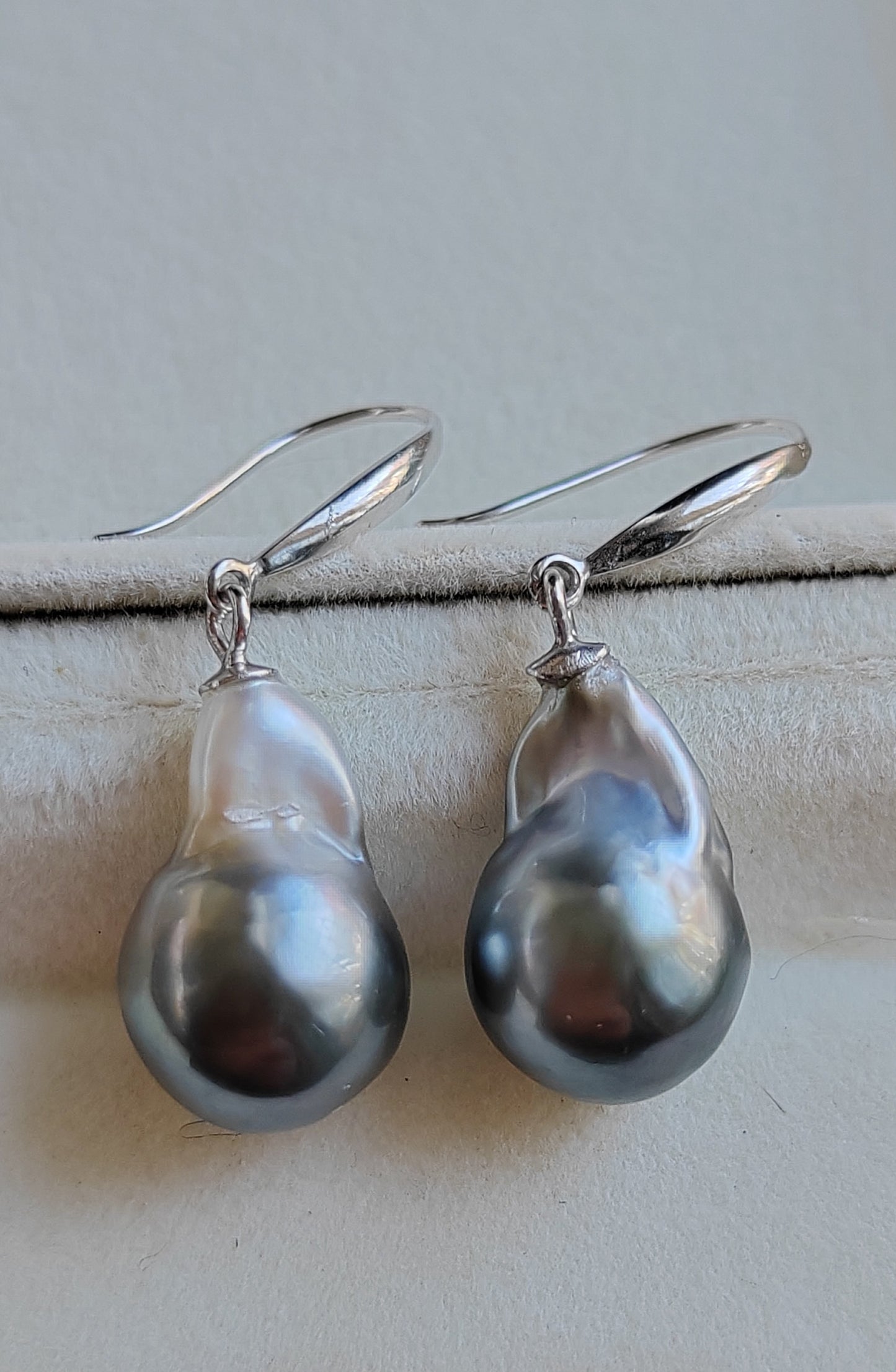 Classic Jewellry set Genuine tahitian sea pearls 10.2-10.4mm