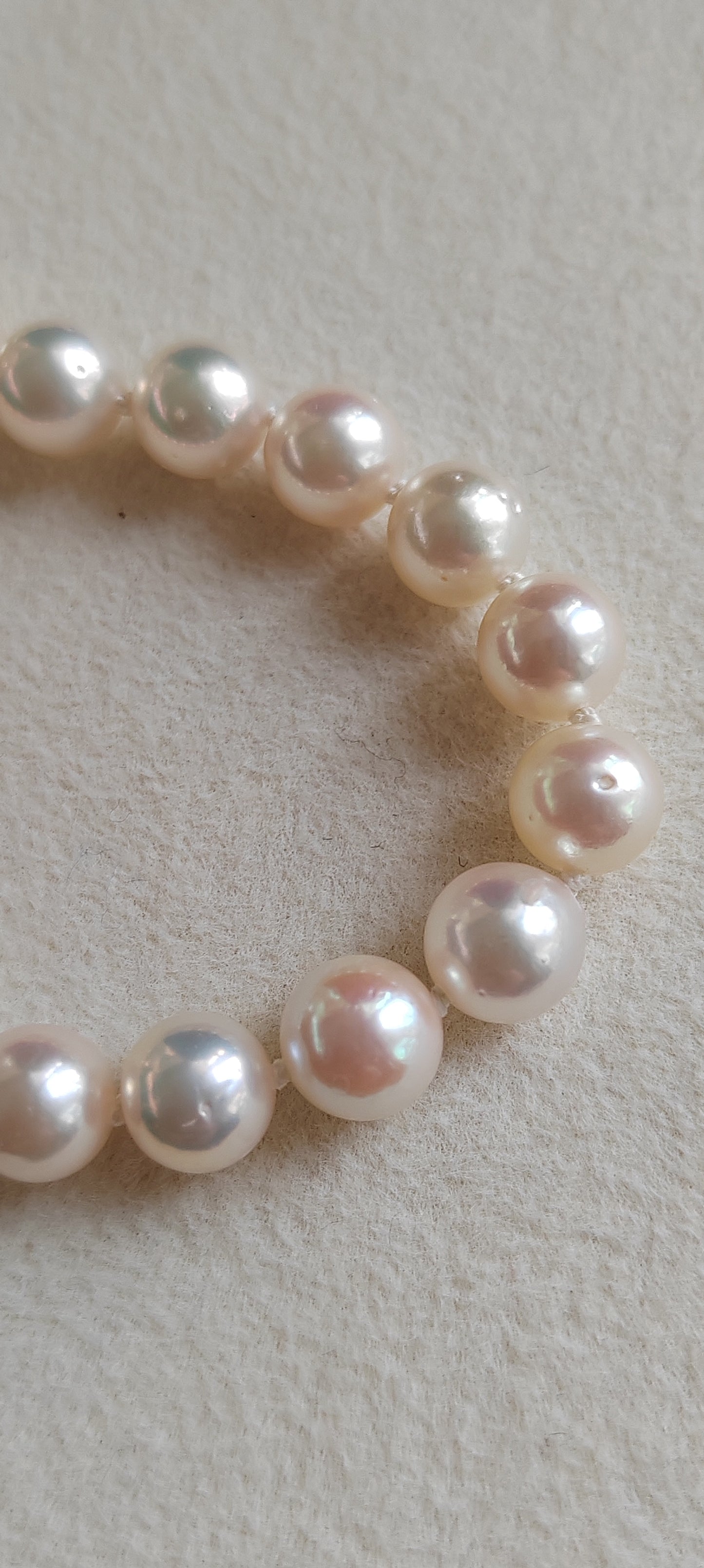 6.5-7mm Genuine Akoya pearls classic necklace