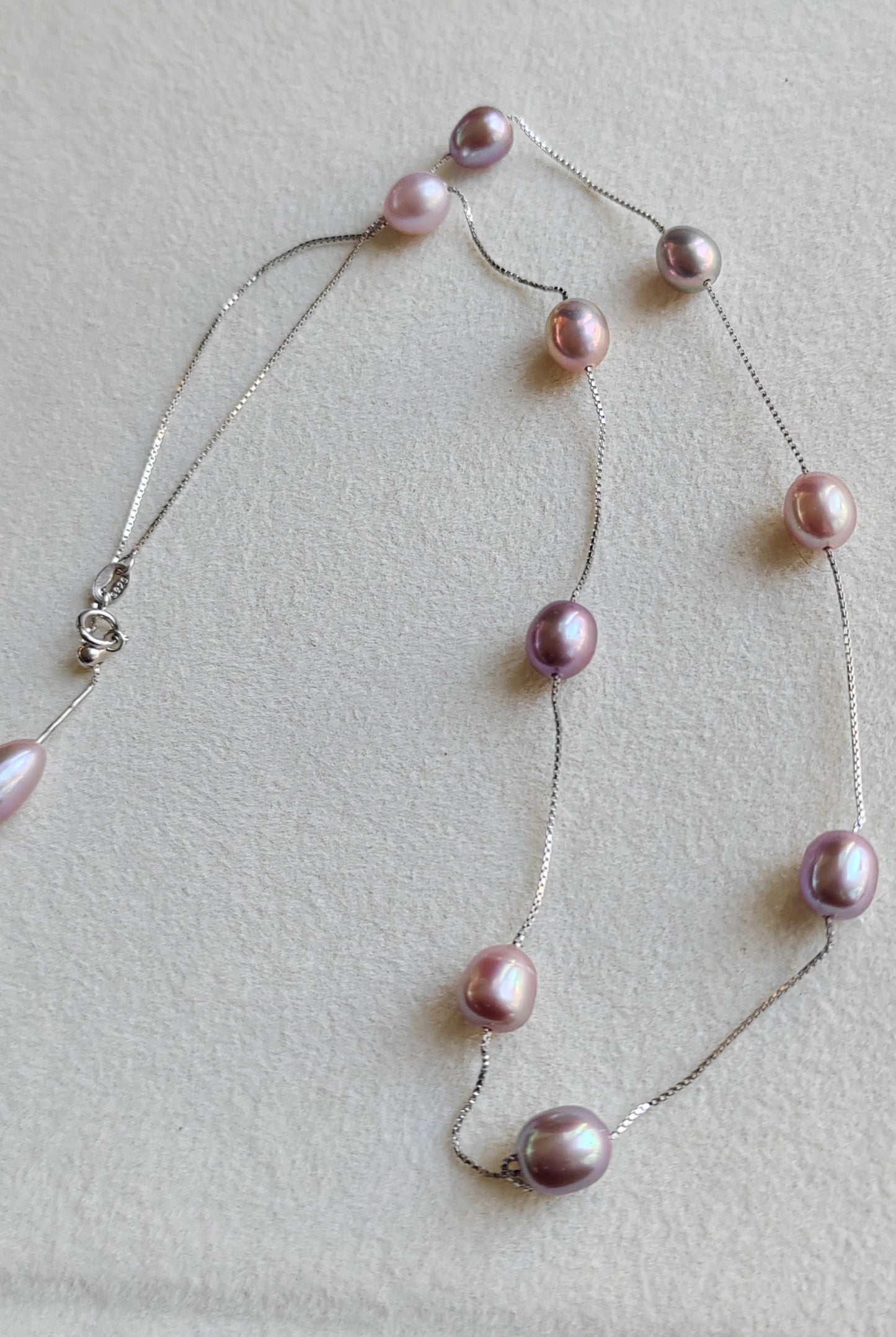 6-7mm Genuine freshwater pearl multicolour jewellry set