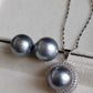 12-12.2mm Genuine tahitian sea pearls classic jewellry set