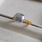 'Wild' Genuine Australian south sea Keshi pearl 18k gold Balletcore ring