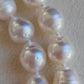 9-10.8mm Genuine Australian south sea white pearls 14k gold necklace