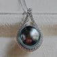 12.7mm Genuine tahitian south sea pearl elegant baroque necklace