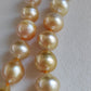 9-12.6mm Genuine golden south sea pearls designer necklace