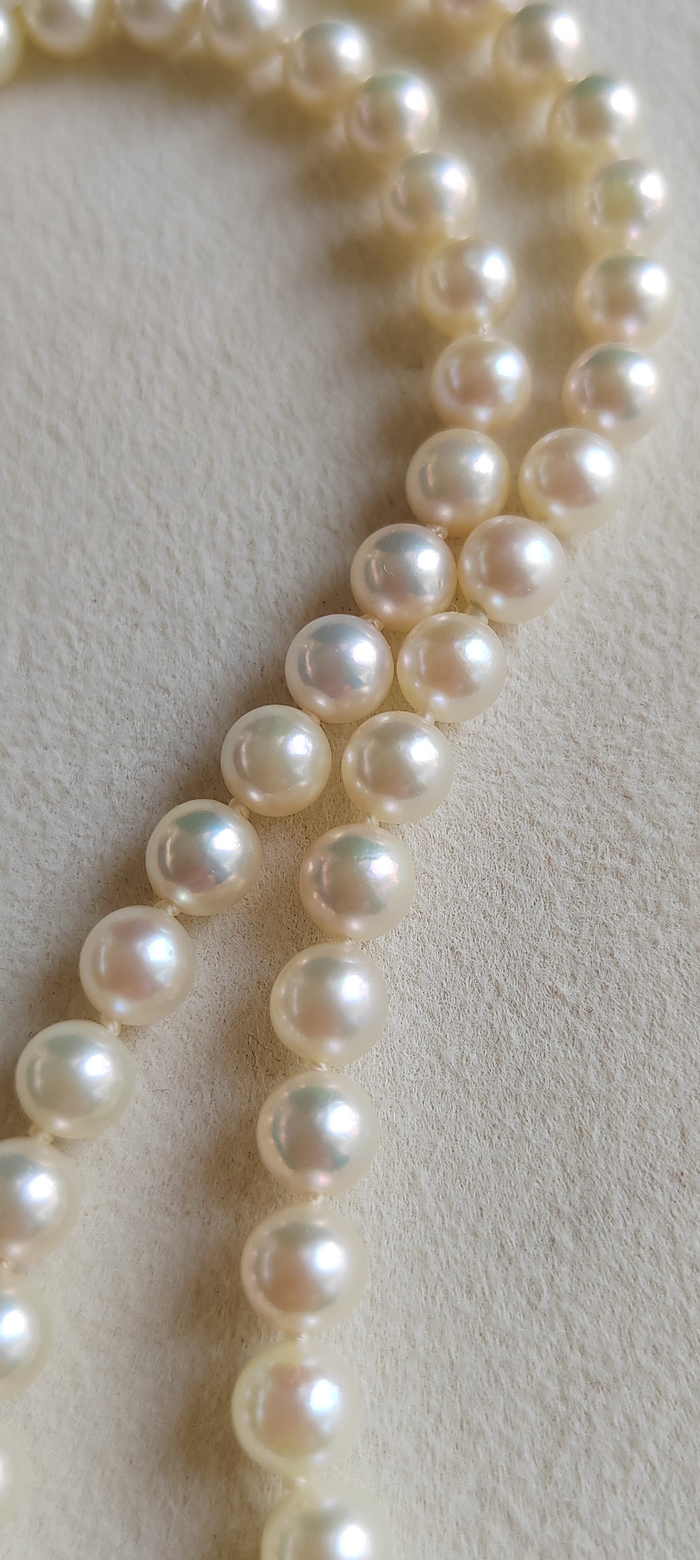 5.1-6.5mm Genuine Japanese akoya pearls classic necklace