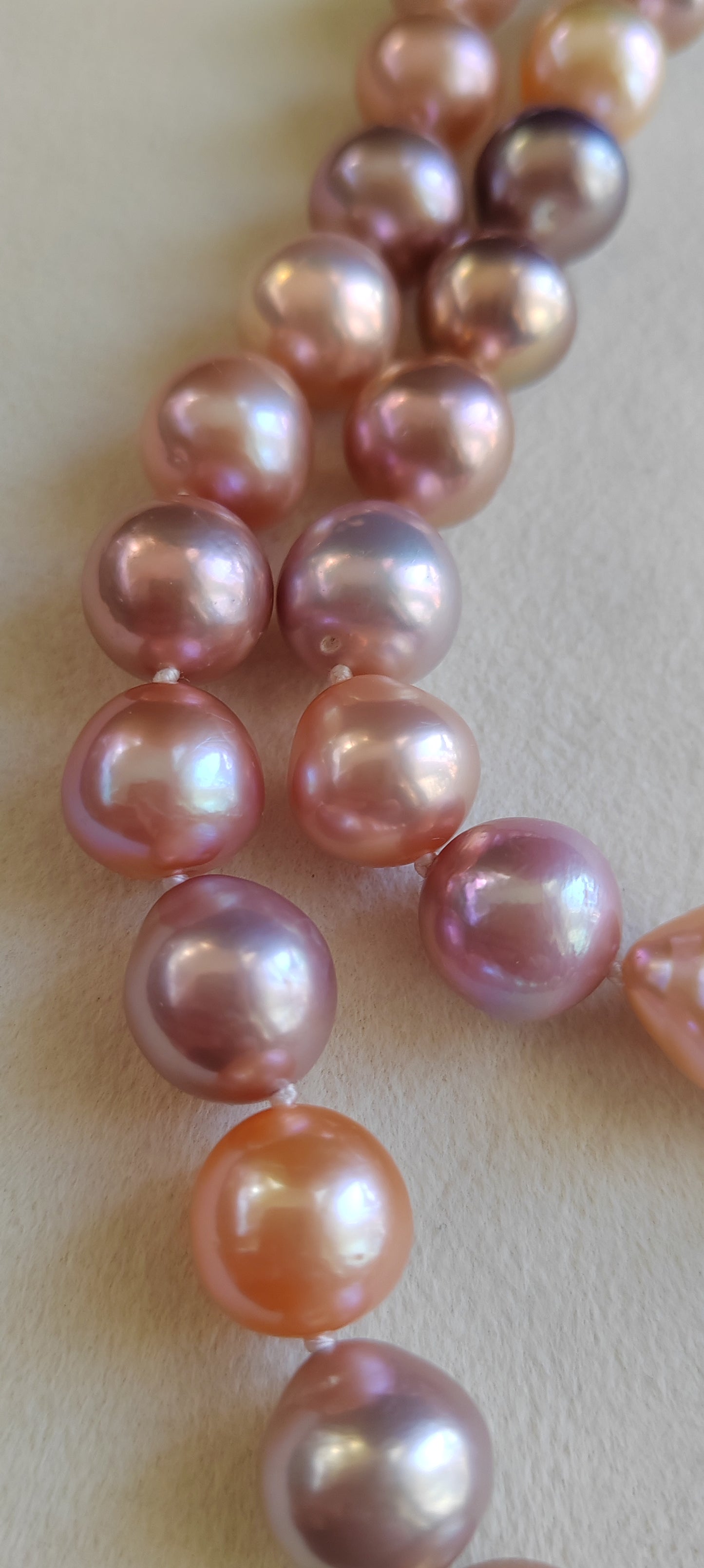 11-13.4mm Genuine freshwater pearl Rainbow necklace