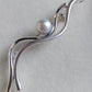 7.8mm Genuine Japanese akoya pearl AAA sterling silver elegant brooch/pendant