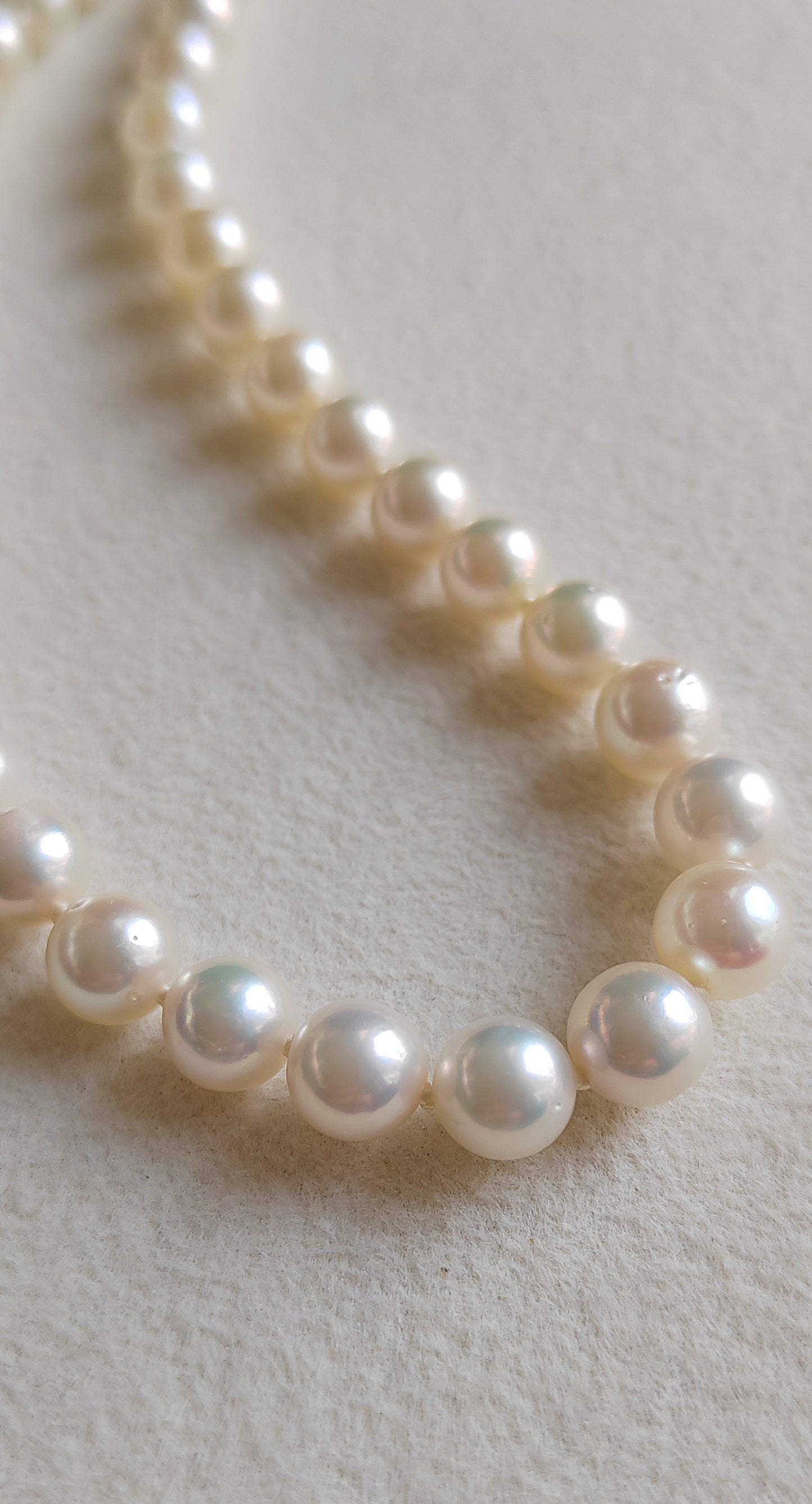 5.1-6.5mm Genuine Japanese akoya pearls classic necklace