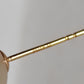 18k gold earring stud genuine golden south sea pearl 9mm