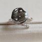 'Wild' Flower ring genuine tahitian Keshi pearl 3.6ct