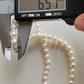 5.1-6.5mm Genuine Japanese akoya pearls classic necklace